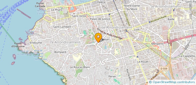 localisation de l'entreprise MAROQUINERIE SAROT à MARSEILLE