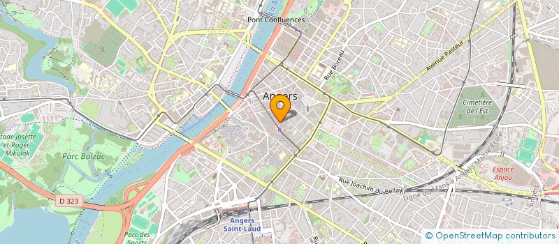 localisation de l'entreprise MAROQUINERIE SELECTION SARL à ANGERS