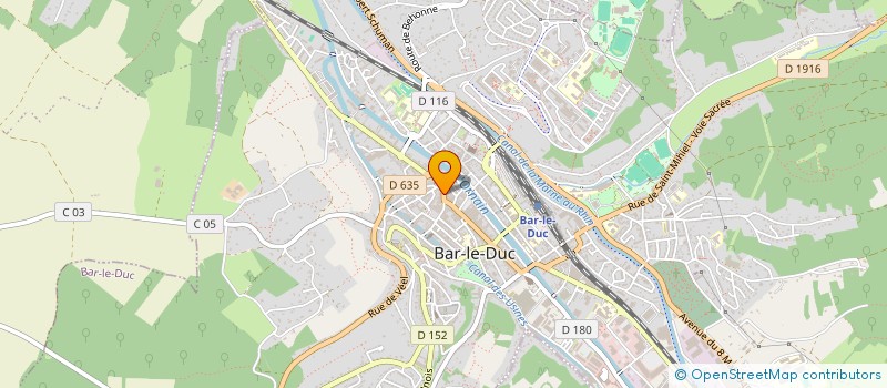 localisation de l'entreprise MAROQUINERIE TROJANEK à BAR-LE-DUC
