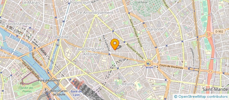 localisation de l'entreprise MAROQUINERIE VACHER  PARIS