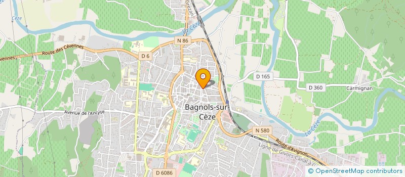 localisation de l'entreprise MAROQUINERIE VALLAT à BAGNOLS-SUR-CEZE