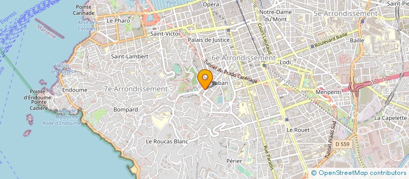 localisation de l'entreprise MAROQUINERIE VAUBANAISE à MARSEILLE