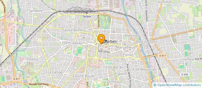localisation de l'entreprise MAROQUINERIE VAYSSE à TARBES