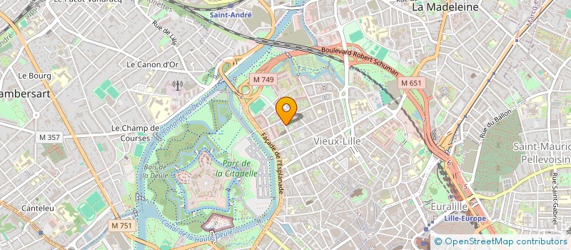 localisation de l'entreprise MAROSA à LILLE