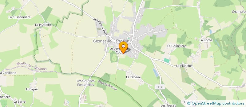 localisation de l'entreprise MAROSE  GESNES-LE-GANDELIN