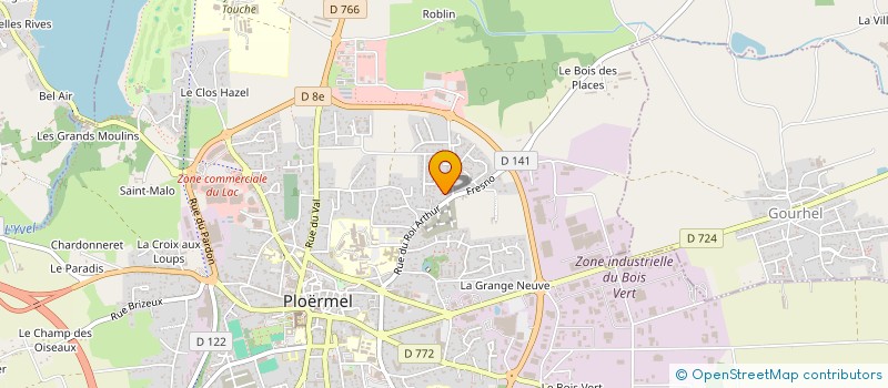 localisation de l'entreprise MAROT  PLOERMEL
