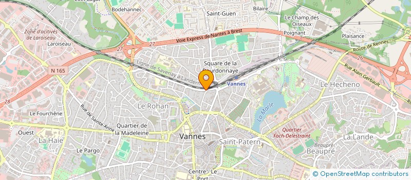 localisation de l'entreprise MAROT MARKETING à VANNES