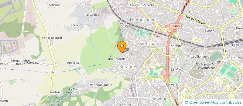 localisation de l'entreprise MAROT PONT SCORFF à PLOEMEUR