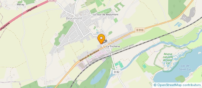 localisation de l'entreprise MAROTHO  BEAUMONT SAINT-CYR