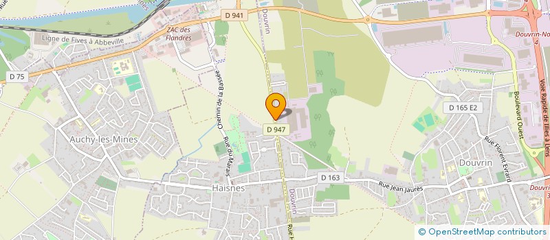 localisation de l'entreprise MAROTTE  DOUVRIN