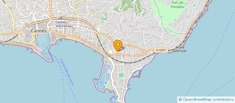 localisation de l'entreprise MAROTTE ANDRE WATEL WILLIAM à CANNES