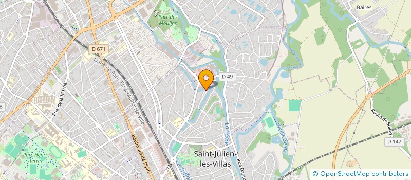 localisation de l'entreprise MAROTTES ET COMPAGNIE  SAINT-JULIEN-LES-VILLAS