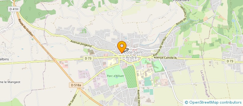 localisation de l'entreprise MAROUAN PLATRERIE à GRENOBLE