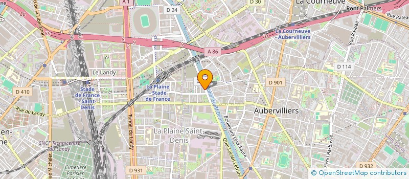 localisation de l'entreprise MAROUCHE RENOV à AUBERVILLIERS