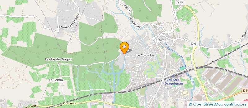 localisation de l'entreprise MAROUCHKA à LES ARCS