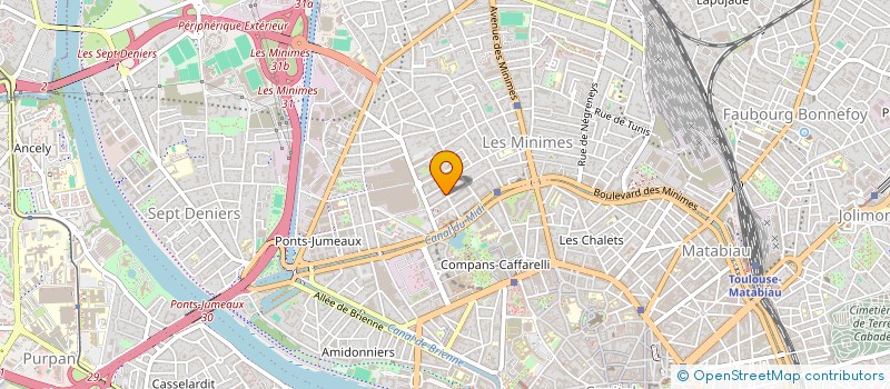 localisation de l'entreprise MAROUF BATIMENT à TOULOUSE