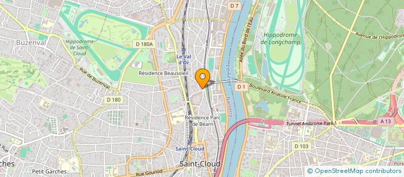localisation de l'entreprise MAROVIC à SAINT-CLOUD