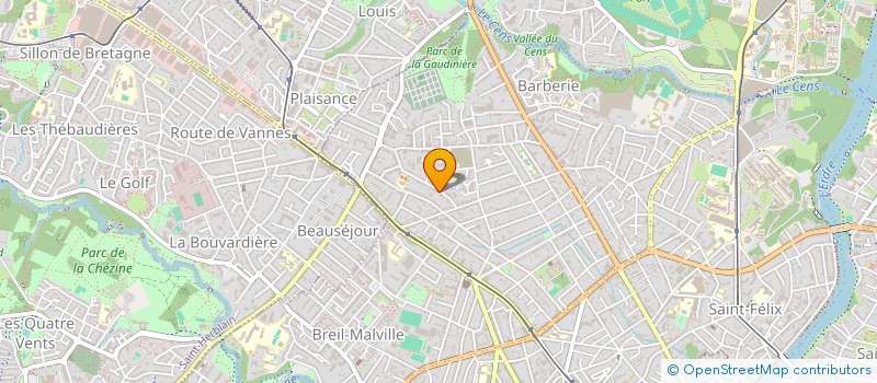 localisation de l'entreprise MAROVINI à NANTES