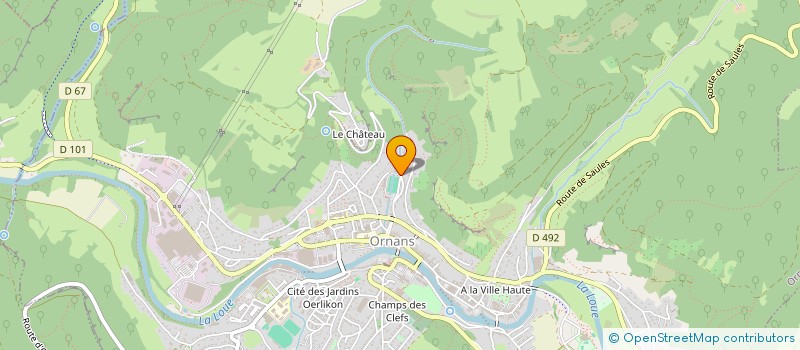 localisation de l'entreprise MARPA DU PAYS DE COURBET à ORNANS