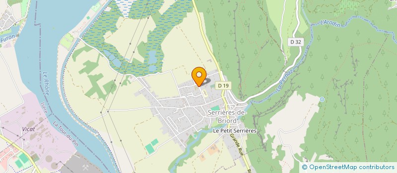 localisation de l'entreprise MARPA LE JARDIN DES COURTANES à SERRIERES-DE-BRIORD