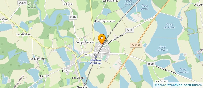 localisation de l'entreprise MARPA LE RENON à MARLIEUX