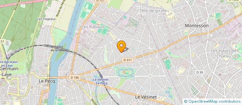 localisation de l'entreprise MARPAS  LE VESINET