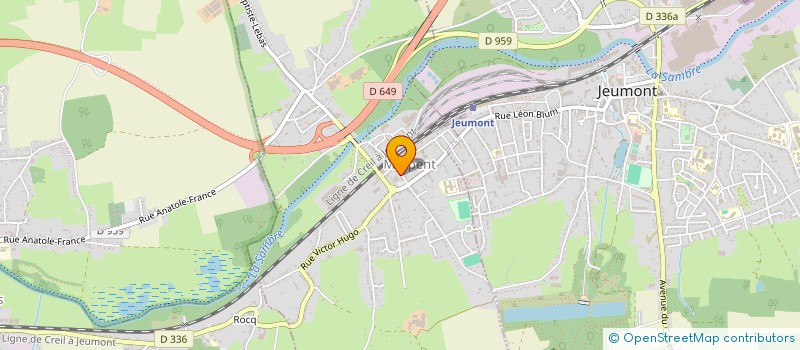 localisation de l'entreprise MARPENT- JEUMONT- RETRAITES DU RAIL à MARPENT