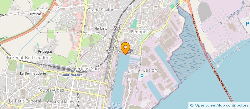 localisation de l'entreprise MARPER à SAINT-NAZAIRE