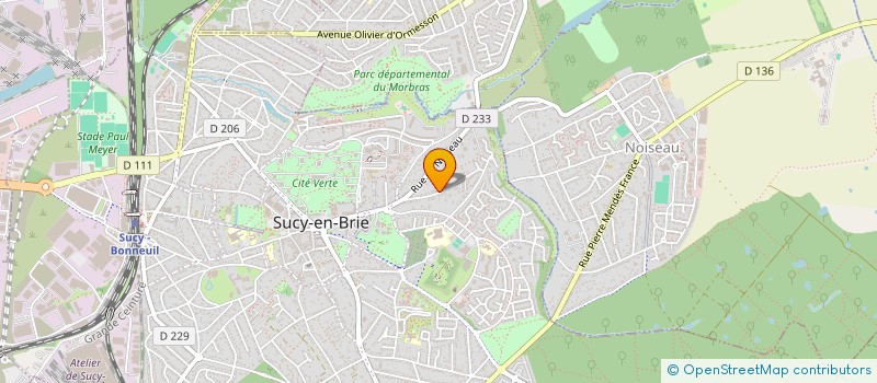 localisation de l'entreprise MARPEX TRAVAUX à SUCY-EN-BRIE