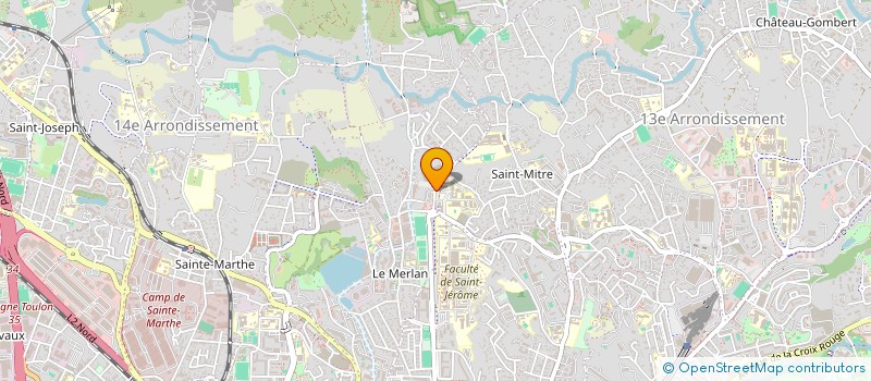 localisation de l'entreprise MARPHI à MARSEILLE 14EME