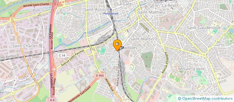 localisation de l'entreprise MARPHIL  PERPIGNAN