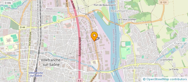 localisation de l'entreprise MARPI à VILLEFRANCHE-SUR-SAONE