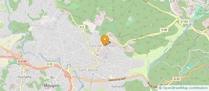 localisation de l'entreprise MARPSAVASC à MOUGINS