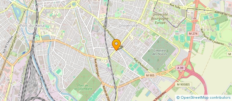 localisation de l'entreprise MARQ'IMMO  DIJON