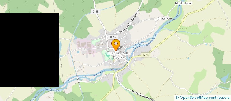 localisation de l'entreprise MARQUAGE CERAMIQUE ORATORIEN  OUZOUER-SUR-TREZEE