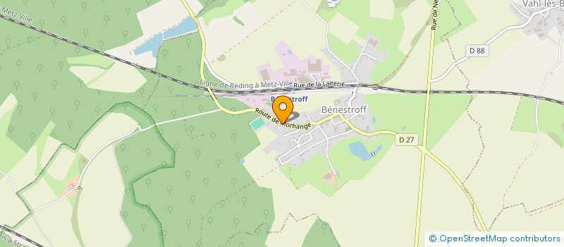 localisation de l'entreprise MARQUAGE DE BANDES DU SAULNOIS  BENESTROFF