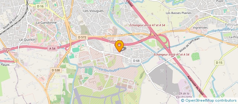 localisation de l'entreprise MARQUAGE PRODUCTS à SALON-DE-PROVENCE