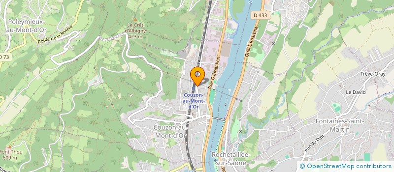 localisation de l'entreprise MARQUANTES  COUZON-AU-MONT-D'OR