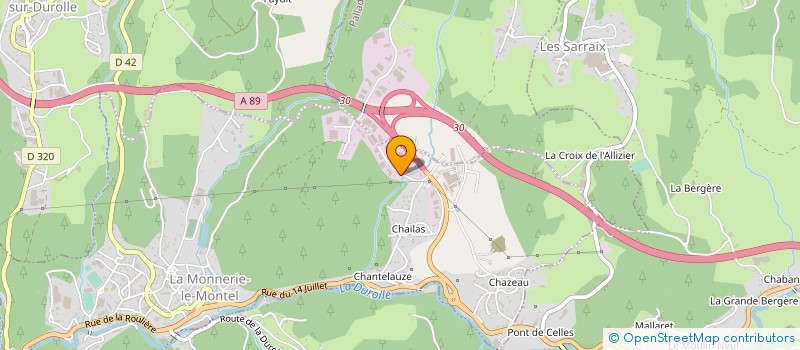 localisation de l'entreprise MARQUARDT à LA MONNERIE-LE-MONTEL