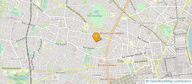 localisation de l'entreprise MARQUE à BORDEAUX
