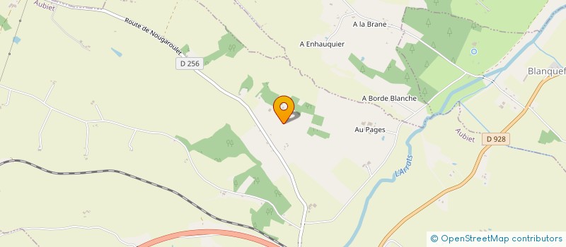 localisation de l'entreprise MARQUE à AUBIET