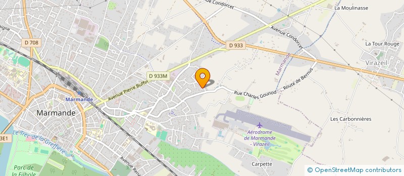 localisation de l'entreprise MARQUE  MARMANDE