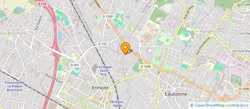 localisation de l'entreprise MARQUE & CO à EAUBONNE