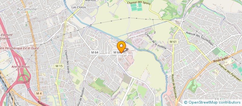 localisation de l'entreprise MARQUE JAUNE à LAUNAGUET