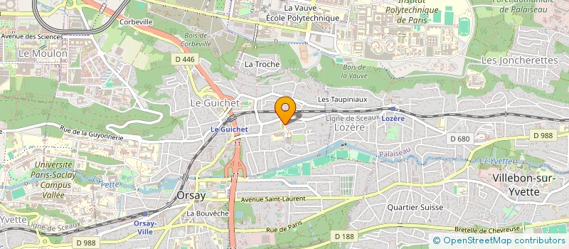 localisation de l'entreprise MARQUE SYSTEME à ORSAY