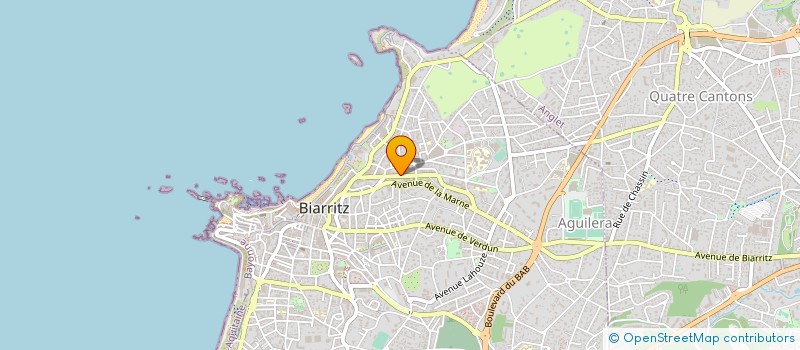 localisation de l'entreprise MARQUE-VIALAR à BIARRITZ
