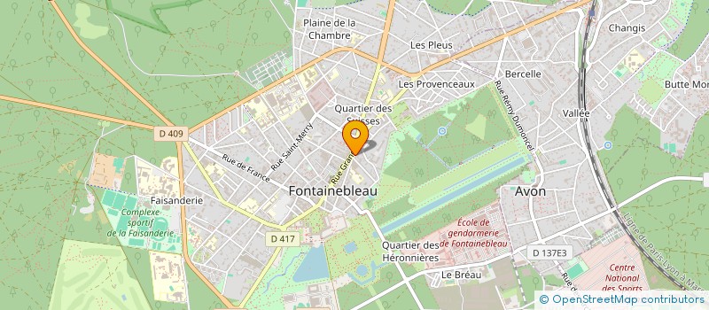 localisation de l'entreprise MARQUEN à FONTAINEBLEAU