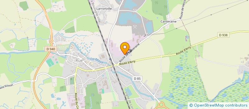 localisation de l'entreprise MARQUENTERRE MINERAUX SARL  RUE