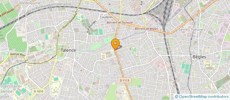 localisation de l'entreprise MARQUEREINE à TALENCE