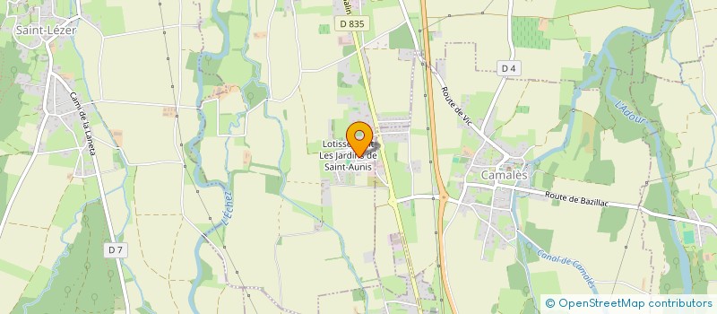 localisation de l'entreprise MARQUERIE CEDRIC  VIC-EN-BIGORRE